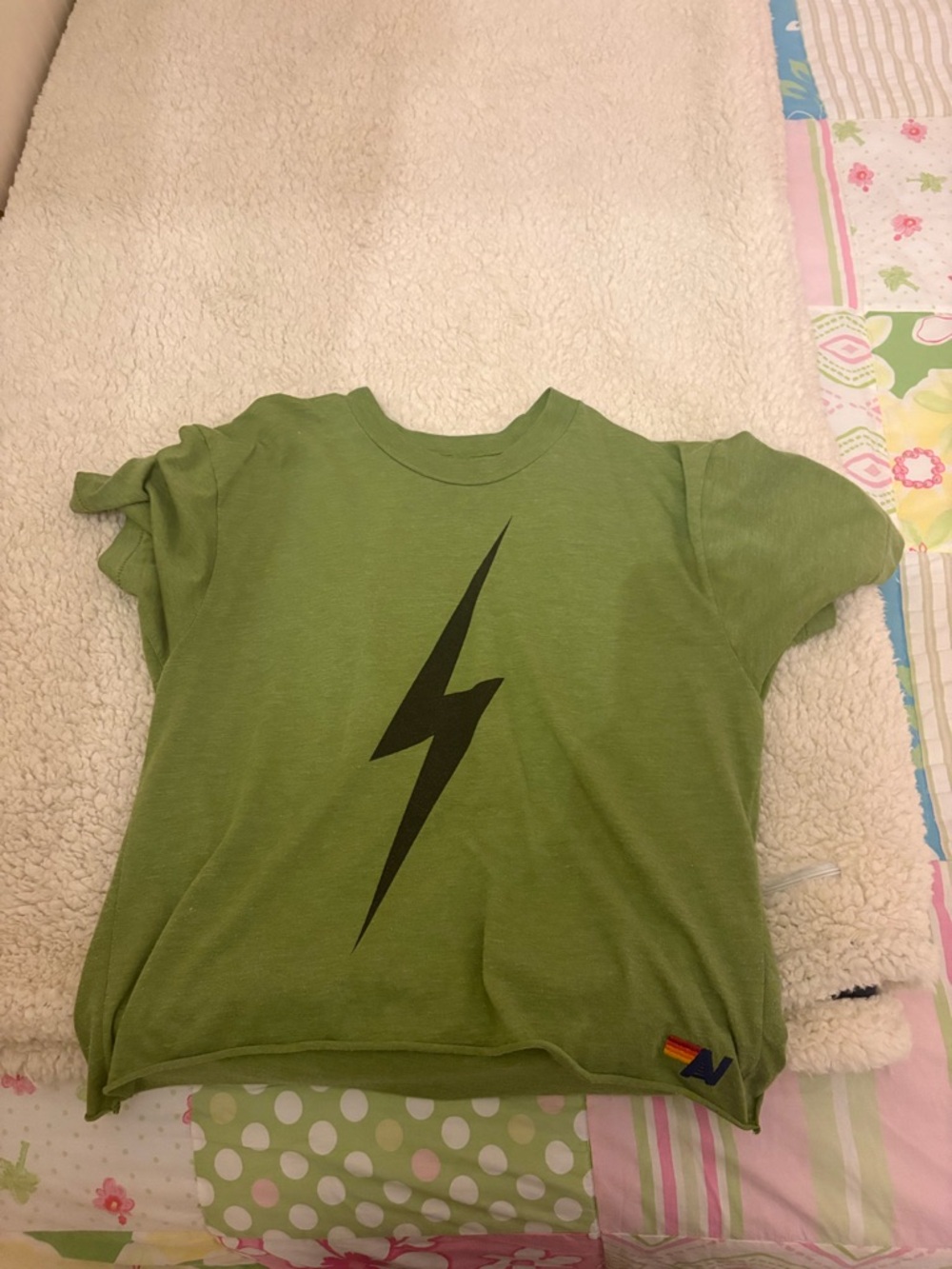 Kids Lightning Bolt Tee - Green
